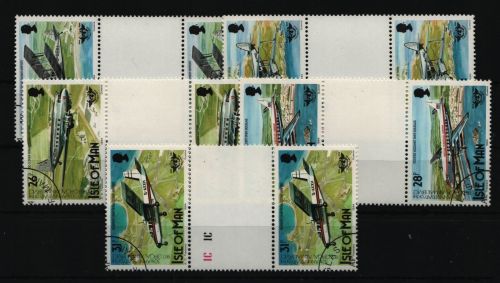 Isle of Man - Lot ex Jahr 1984 - gest / used - Stegpaare - bitte lesen /
