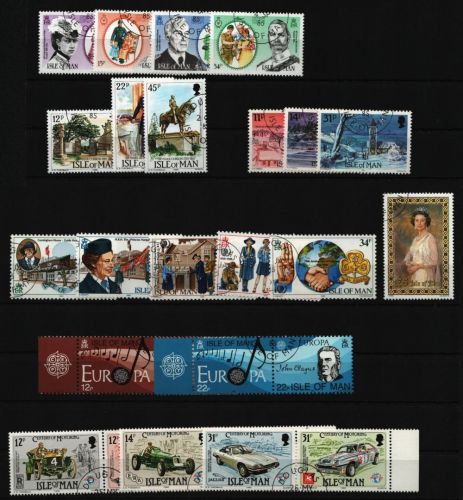 Isle of Man - Lot ex Jahr 1985 - gest / used - Bitte lesen / please read
