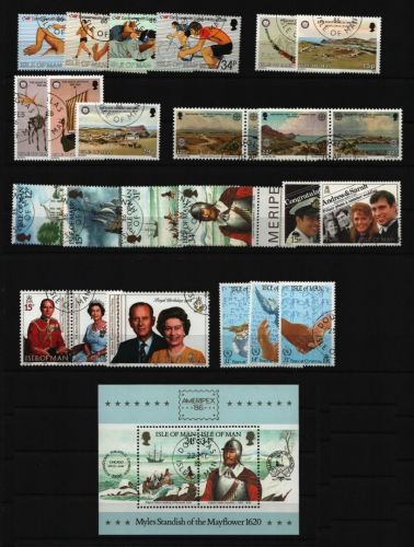 Isle of Man - Lot ex Jahr 1986 - gest / used - Bitte lesen / please read