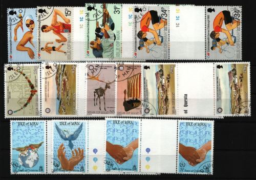 Isle of Man - Lot ex Jahr 1986 - gest / used - Bitte lesen / please read