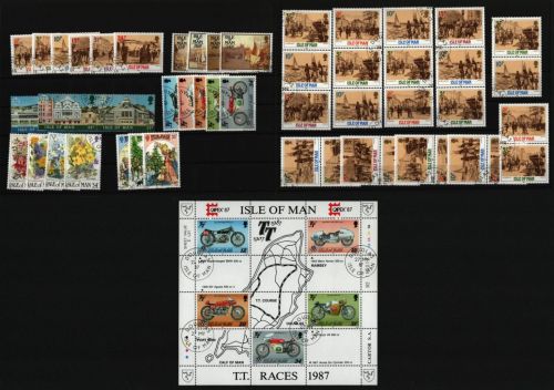 Isle of Man - Lot ex Jahr 1987 - gest / used - Bitte lesen / please read
