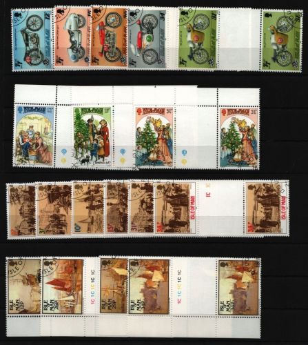 Isle of Man - Lot ex Jahr 1987 - gest / used - Stegpaare - Bitte lesen