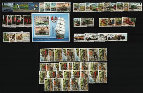 Isle of Man - Lot ex Jahr 1988 - gest / used - Bitte lesen / please read
