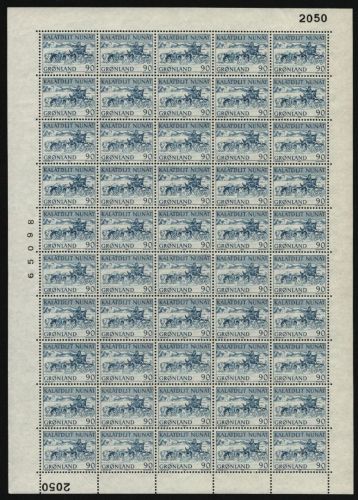 Grönland 1970 - Mi-Nr. 80 ** - MNH - Bogen