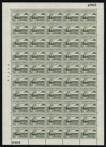 Grönland 1974 - Mi-Nr. 87 ** - MNH - Bogen