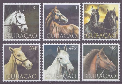 Curacao 2021 - Mi-Nr. 597-602 ** - MNH - Pferde / Horses
