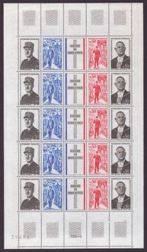 Frankreich 1971 - Mi-Nr. 1772-1775 ** - MNH - Mängel / Faults