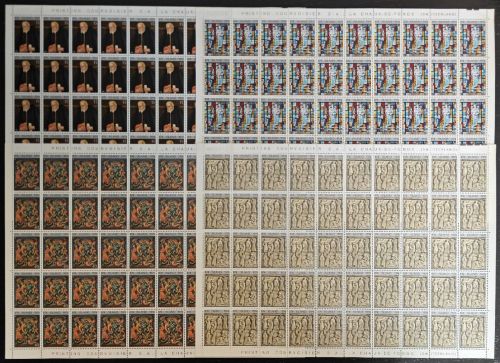 Island 1974 - Mi-Nr. 494-497 ** - MNH - Mängel / Faults