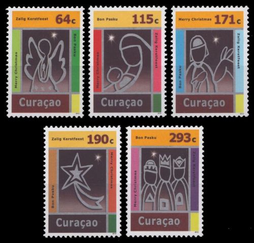 Curacao 2012 - Mi-Nr. 132-136 ** - MNH - Weihnachten / X-mas