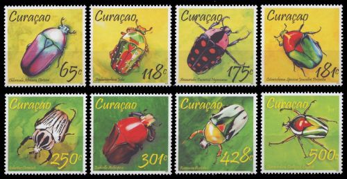 Curacao 2013 - Mi-Nr. 212-219 ** - MNH - Käfer / Beetles