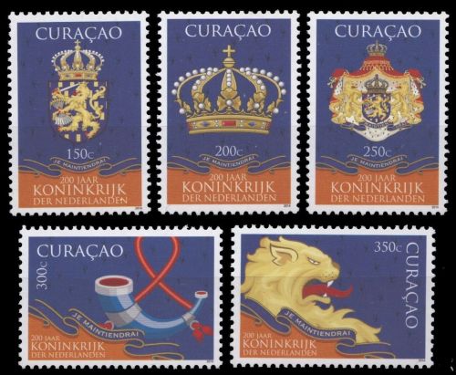 Curacao 2014 - Mi-Nr. 220-224 ** - MNH - 200 Jahre Königreich der Niederlande