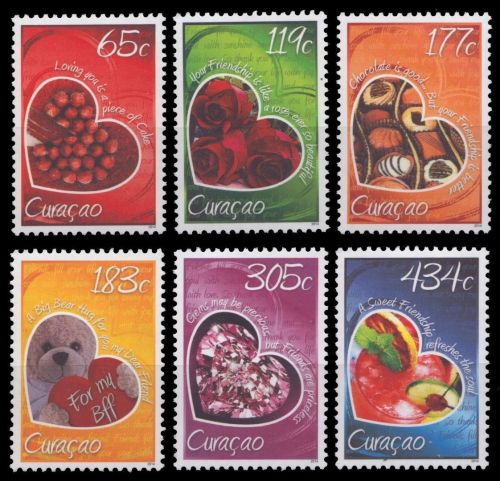 Curacao 2014 - Mi-Nr. 229-234 ** - MNH - Valentinstag