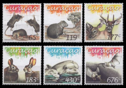 Curacao 2015 - Mi-Nr. 327-332 ** - MNH - Wildtiere / Wild animals