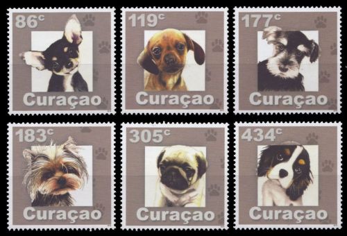 Curacao 2015 - Mi-Nr. 355-360 ** - MNH - Hunde / Dogs