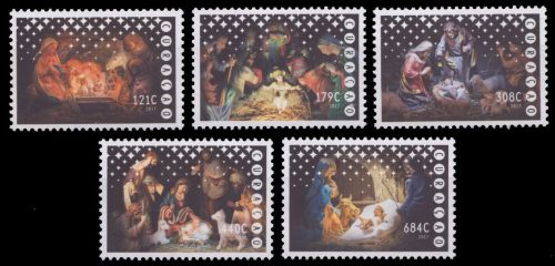 Curacao 2017 - Mi-Nr. 439-443 ** - MNH - Weihnachten / X-mas