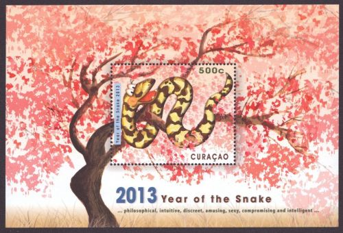 Curacao 2013 - Mi-Nr. Block 10 ** - MNH - Jahr der Schlange