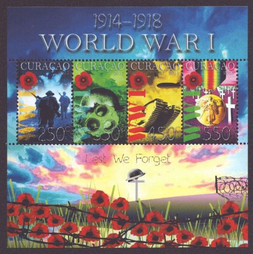 Curacao 2015 - Mi-Nr. Block 21 ** - MNH - Erster Weltkrieg / World War I
