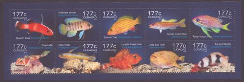 Curacao 2014 - Mi-Nr. 294-303 ** - MNH - Fische / Fish