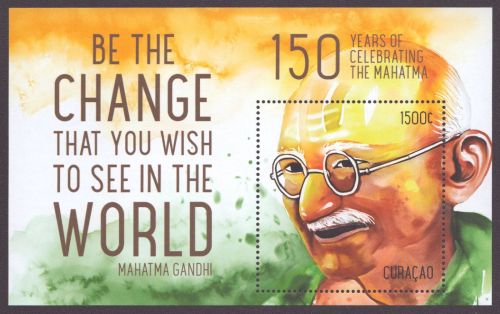 Curacao 2019 - Mi-Nr. Block 34 ** - MNH - Mahatma Gandhi