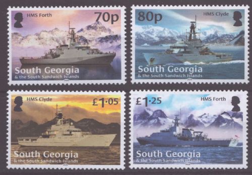 Süd-Georgien 2020 - Mi-Nr. 772-775 ** - MNH - Schiffe / Ships