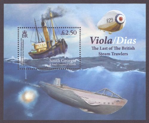 Süd-Georgien 2015 - Mi-Nr. Block 26 ** - MNH - Schiffe / Ships