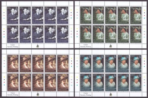 Süd-Georgien 2012 - Mi-Nr. 565-568 ** - MNH - KLB - Thronbesteigung