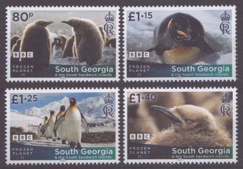 Süd-Georgien 2023 - Mi-Nr. 824-827 ** - MNH - Pinguine / Penguins