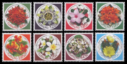 Curacao 2018 - Mi-Nr. 450-457 ** - MNH - Blumen / Flowers