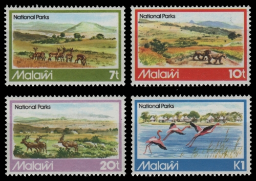 Malawi 1982 - Mi-Nr. 372-375 ** - MNH - Wildtiere / Wild animals