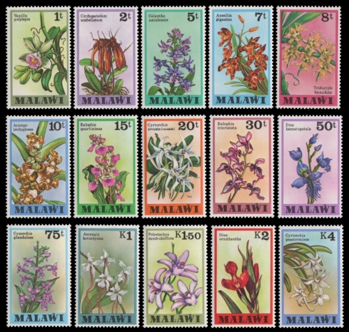 Malawi 1979 - Mi-Nr. 305-319 ** - MNH - Orchideen / Orchids