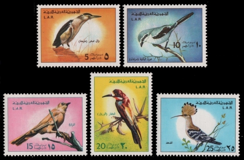 Libyen 1976 - Mi-Nr. 520-524 ** - MNH - Vögel / Birds