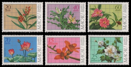 Macau 1983 - Mi-Nr. 505-510 ** - MNH - Blumen / Flowers