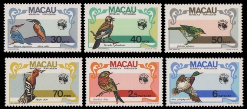 Macau 1984 - Mi-Nr. 522-527 ** - MNH - Vögel / Birds
