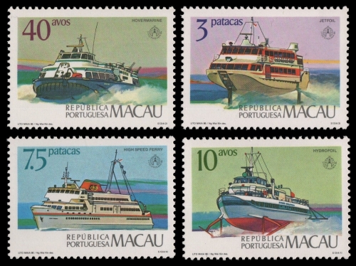 Macau 1986 - Mi-Nr. 558-561 ** - MNH - Schiffe / Ships