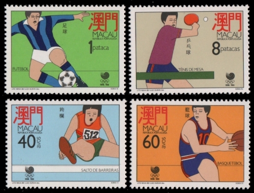 Macau 1988 - Mi-Nr. Block 601-604 ** - MNH - Olympia Seoul