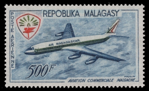 Madagaskar 1963 - Mi-Nr. 493 ** - MNH - Flugzeuge / Airplanes