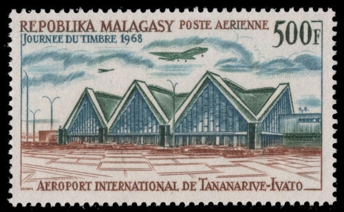 Madagaskar 1968 - Mi-Nr. 580 ** - MNH - Tag der Briefmarke