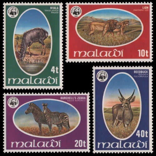 Malawi 1978 - Mi-Nr. 297-300 ** - MNH - Wildtiere / Wild animals