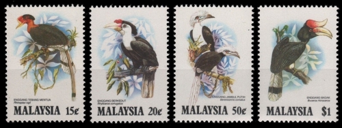 Malaysia 1983 - Mi-Nr. 269-272 ** - MNH - Vögel / Birds