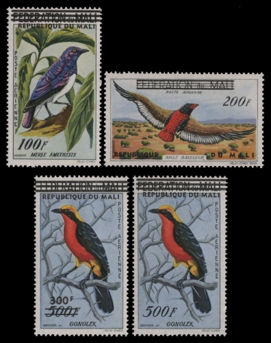 Mali 1960 - Mi-Nr. 14-17 ** - MNH - Vögel / Birds (I)