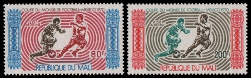 Mali 1970 - Mi-Nr. 238-239 ** - MNH - Fußball / Soccer
