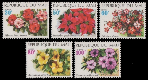 Mali 1971 - Mi-Nr. 292-296 ** - MNH - Blumen / Flowers