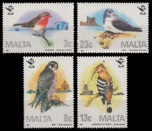Malta 1987 - Mi-Nr. 762-765 ** - MNH - Vögel / Birds
