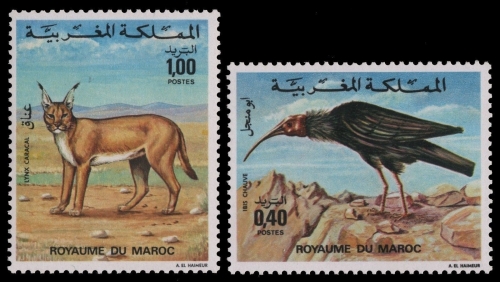 Marokko 1975 - Mi-Nr. 811-812 ** - MNH - Wildtiere / Wild animals