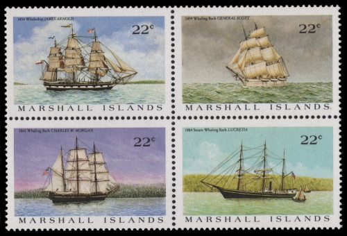 Marshall-Inseln 1987 - Mi-Nr. 109-112 ** - MNH - ZDR - Schiffe / Ships
