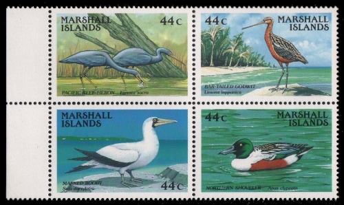 Marshall-Inseln 1988 - Mi-Nr. 146-149 ** - MNH - Vögel / Birds