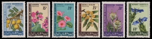 Mauretanien 1966 - Mi-Nr. 282-287 ** - MNH - Blumen / Flowers