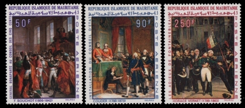 Mauretanien 1969 - Mi-Nr. 360-362 ** - MNH - Napoleon - Gemälde / Paintings