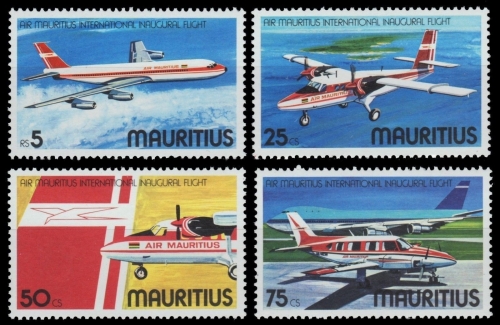 Mauritius 1977 - Mi-Nr. 432-435 ** - MNH - Flugzeuge / Airplanes