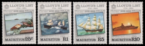 Mauritius 1984 - Mi-Nr. 583-586 ** - MNH - Schiffe / Ships